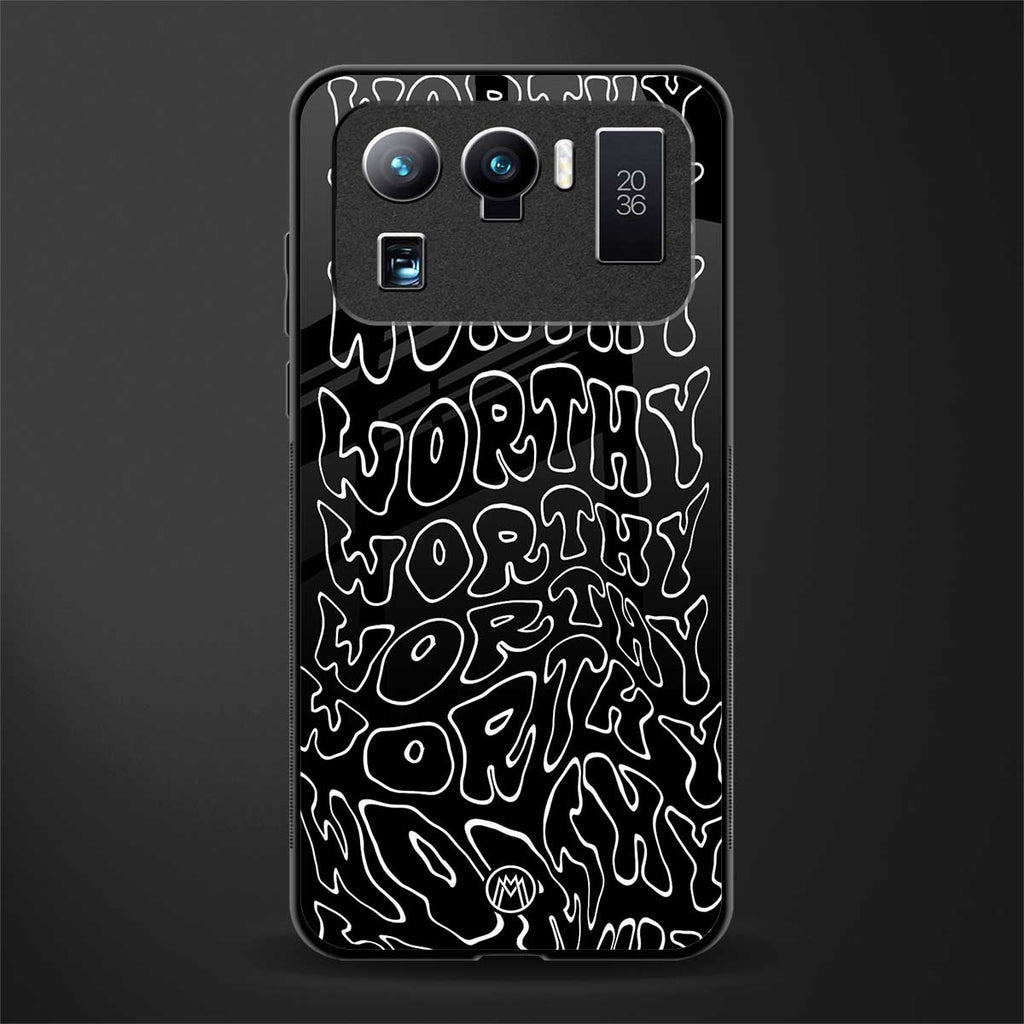 worthy black glass case for mi 11 ultra 5g image