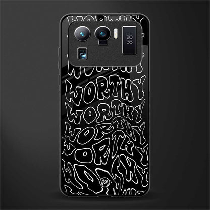 worthy black glass case for mi 11 ultra 5g image
