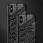 worthy black glass case for iphone x image-2