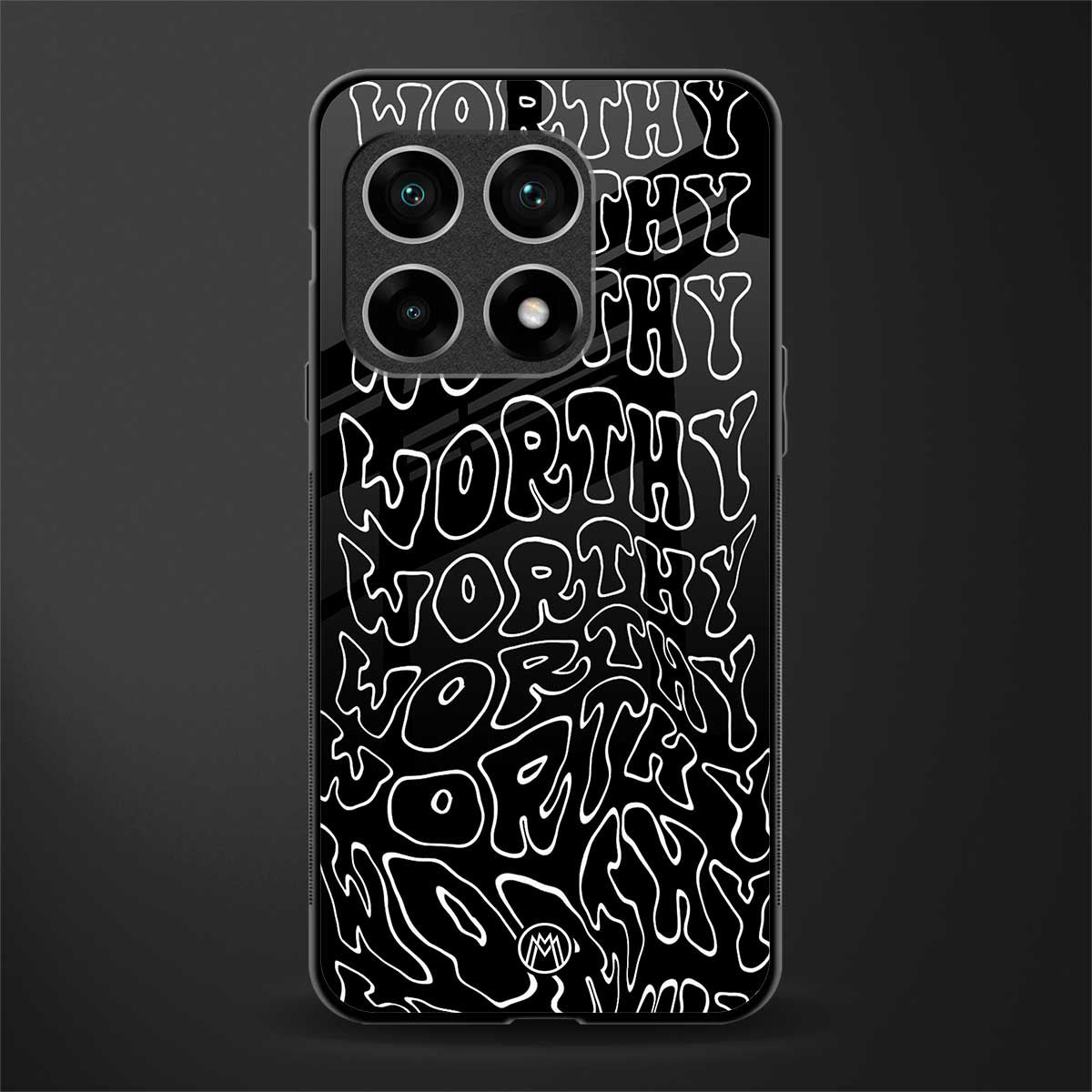 worthy black glass case for oneplus 10 pro 5g image
