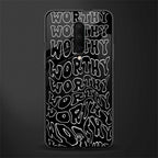 worthy black glass case for oneplus 7 pro image