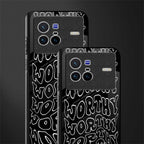 worthy black glass case for vivo x80 image-2