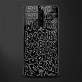 worthy black glass case for oneplus 8 image