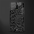 worthy black glass case for oneplus 6t image