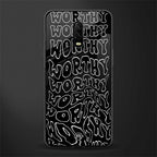 worthy black glass case for oneplus 6t image
