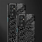 worthy black back phone cover | glass case for samsung galaxy f23 5g