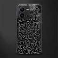 worthy black back phone cover | glass case for vivo v25-5g