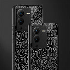 worthy black back phone cover | glass case for vivo v25 pro 5g