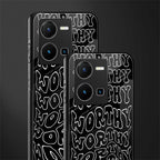 worthy black back phone cover | glass case for vivo y35 4g
