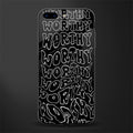 worthy black glass case for iphone 8 plus image