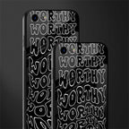 worthy black glass case for iphone 8 image-2