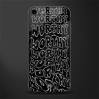 worthy black glass case for iphone 8 image