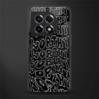 worthy black back phone cover | glass case for oneplus 11