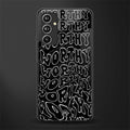 worthy black back phone cover | glass case for samsung galaxy a54 5g