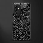 worthy black back phone cover | glass case for samsung galaxy a14 5g
