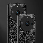 worthy black back phone cover | glass case for realme 11 pro 5g