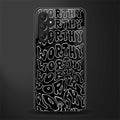 worthy black back phone cover | glass case for samsun galaxy a24 4g