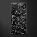 worthy black back phone cover | glass case for oppo a74 4g