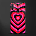 y2k black pink hearts aesthetic glass case for realme narzo 10a image