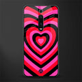 y2k black pink hearts aesthetic glass case for redmi k20 pro image