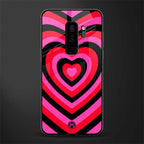 y2k black pink hearts aesthetic glass case for samsung galaxy s9 plus image