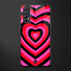 y2k black pink hearts aesthetic glass case for realme narzo 20 pro image