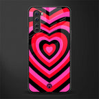 y2k black pink hearts aesthetic glass case for oneplus nord ac2001 image