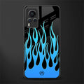 y2k blue flames glass case for vivo x60 pro image