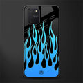y2k blue flames glass case for samsung galaxy s10 lite image