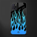 y2k blue flames glass case for samsung a81 image