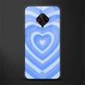 y2k blue hearts aesthetic glass case for vivo s1 pro image