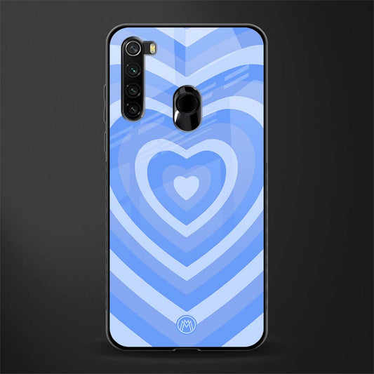y2k blue hearts aesthetic glass case for redmi note 8 image