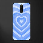y2k blue hearts aesthetic glass case for redmi 8 image