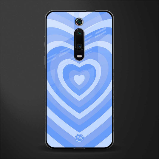 y2k blue hearts aesthetic glass case for redmi k20 image
