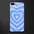 y2k blue hearts aesthetic glass case for realme c1 image