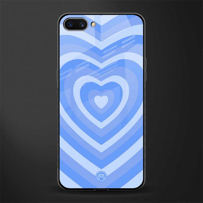 y2k blue hearts aesthetic glass case for realme c1 image
