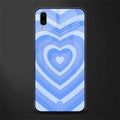 y2k blue hearts aesthetic glass case for vivo v11 pro image
