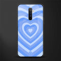 y2k blue hearts aesthetic glass case for realme x2 pro image