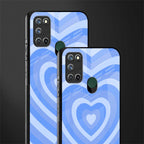 y2k blue hearts aesthetic glass case for realme 7i image-2