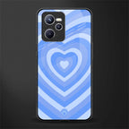 y2k blue hearts aesthetic glass case for realme c35 image