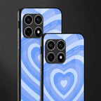 y2k blue hearts aesthetic glass case for oneplus 10 pro 5g image-2