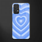 y2k blue hearts aesthetic back phone cover | glass case for samsung galaxy a13 4g