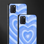 y2k blue hearts aesthetic glass case for samsung galaxy note 10 lite image-2
