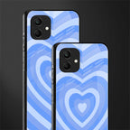 y2k blue hearts aesthetic back phone cover | glass case for samsung galaxy a04