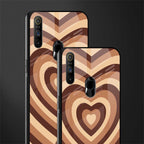 y2k brown hearts aesthetic glass case for realme narzo 10a image-2