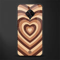 y2k brown hearts aesthetic glass case for vivo s1 pro image