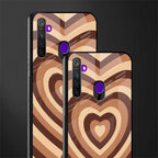 y2k brown hearts aesthetic glass case for realme 5i image-2