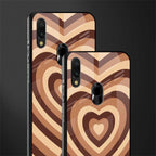 y2k brown hearts aesthetic glass case for redmi note 7s image-2