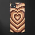 y2k brown hearts aesthetic glass case for samsung galaxy a22 5g image