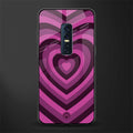 y2k burgundy hearts aesthetic glass case for vivo v17 pro image